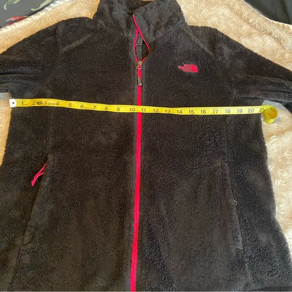 The North Face Fleece Fluffy & Soft Zip Up Jacket Adjustable Waist Front Pockets - Picture 11 of 13